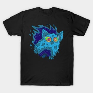 Slimy Ghost Fauxby in Blue T-Shirt